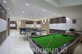 Sala de juegos en la Residencia Junior