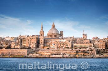 Vista de Valletta desde Sliema Ferry