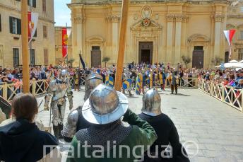 representación de Batalla Medieval Mdina