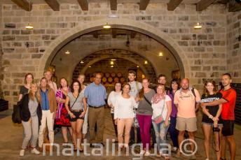 Visita guiada en inglés a la bodega con cata de vinos