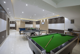 Sala de juegos en la Residencia Junior
