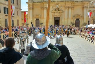 representación de Batalla Medieval Mdina